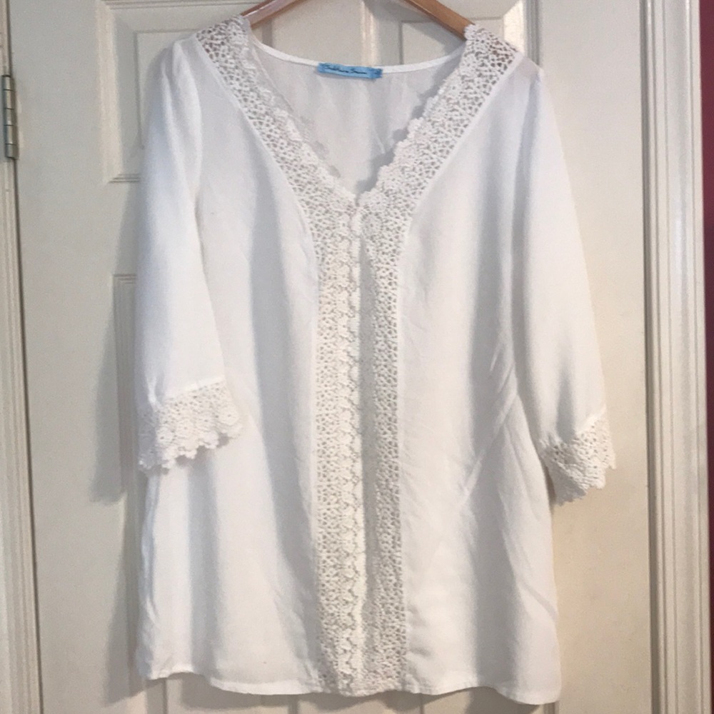 solitaire swim blouse - Picture 3 of 8